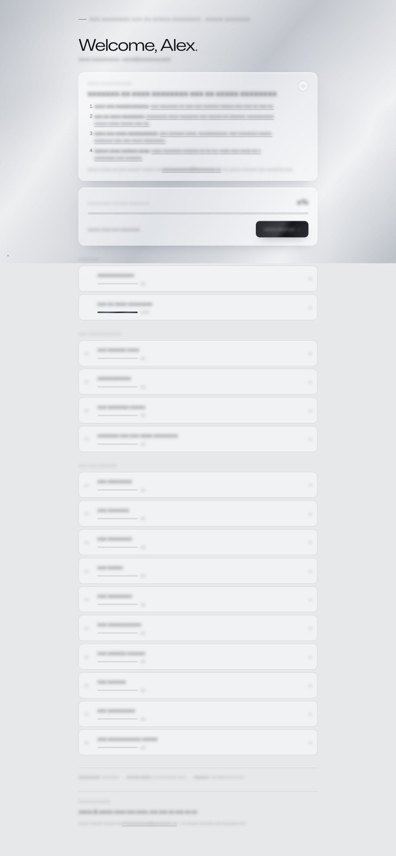 Your member workspace · body text obscured